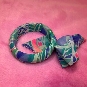 Lilly fabric wrapped bangle